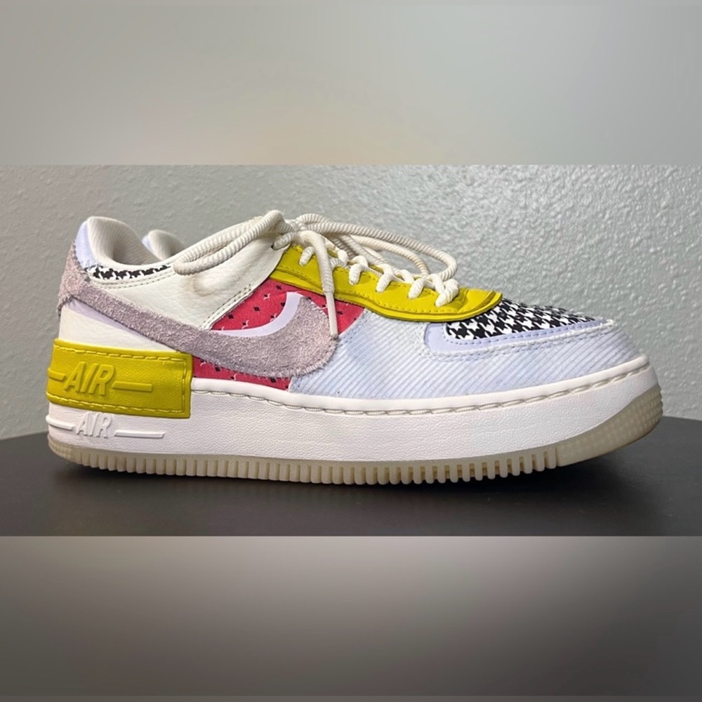 Nike Air Force 1 Shadow 'Patchwork' Sneakers Shoes Colorful Collectible AF1 - Picture 9 of 16